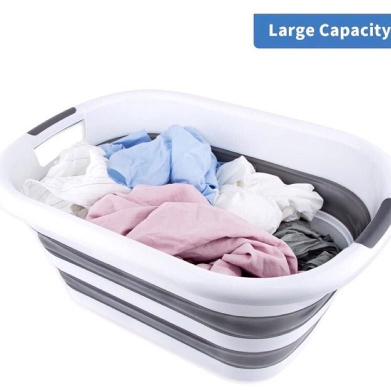 Ember Lipat Baskom Loundry Bucket Collapsible 40L - Baskom Ember Lipat Multifungsi