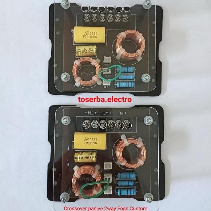 Promo Crossover Passive 2way Pasif Midbass Tweeter Foss Genetic audio mobil Diskon