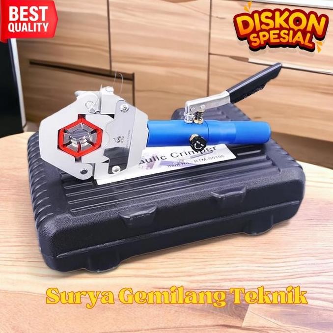 CROWHEX- ALAT PRESS SELANG AC / TANG CRIMPING MANUAL HOSE SELANG AC