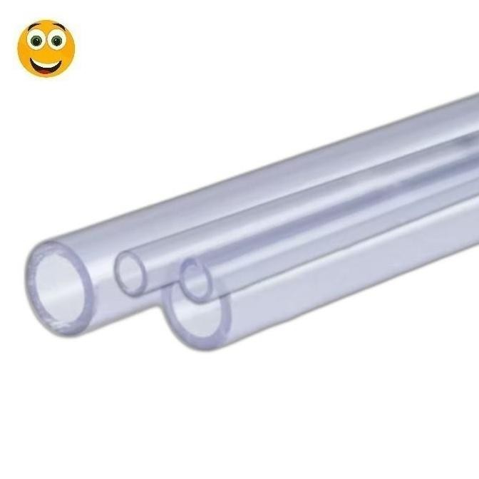 KAORU- Pipa PVC Transparan 4" inch / Pipa Pipe Bening Clear ANSI SCH40 ukuran 4" inch x 1 meter