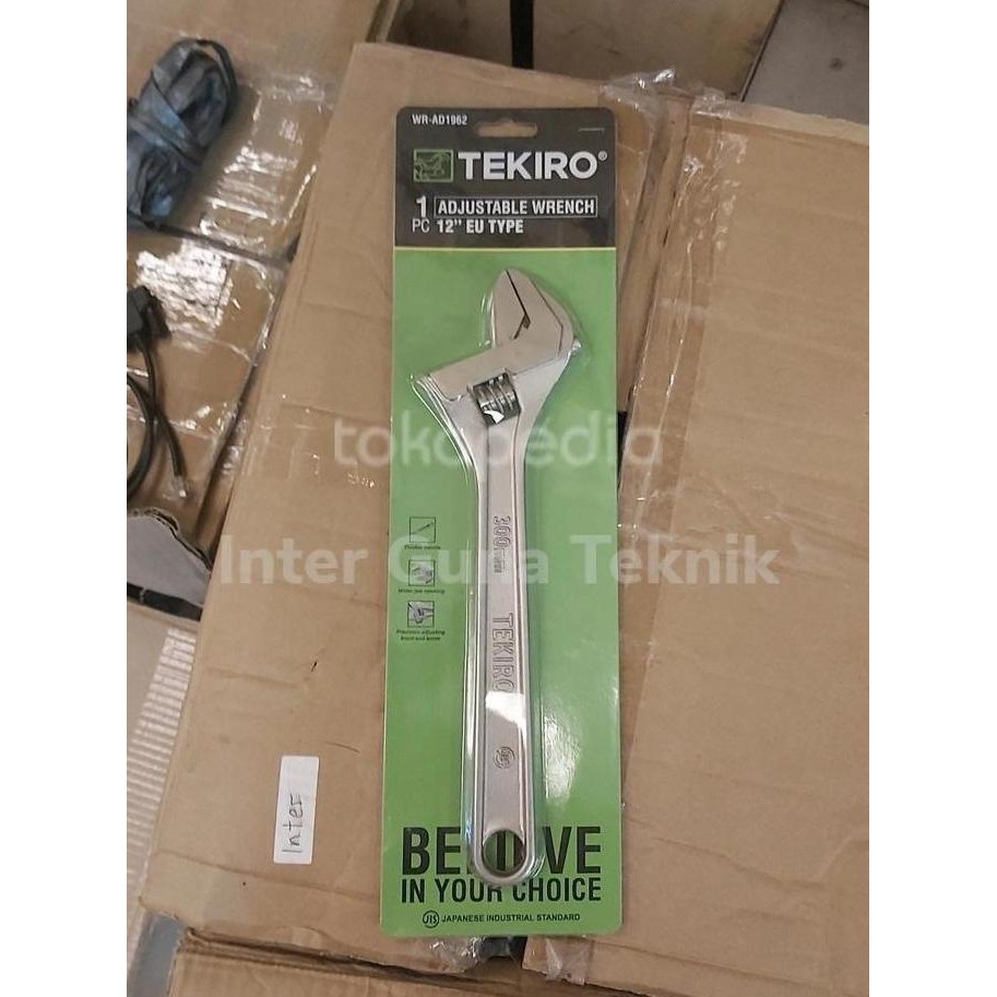 KAORU- Kunci Inggris 12" TEKIRO / Tekiro kunci inggris ukuran 12" inch