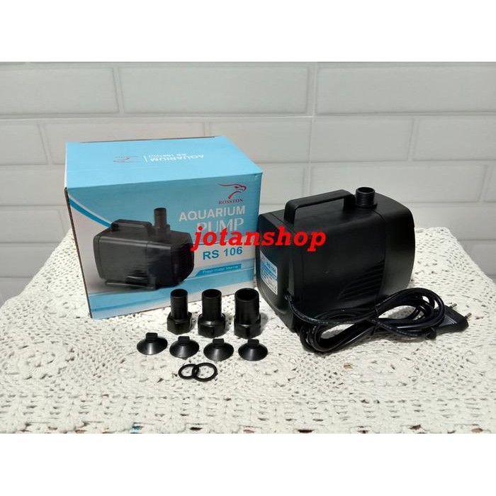 ROSSTON RS 106 RS106 Pompa air celup kolam Aquarium Hidroponik aquasc