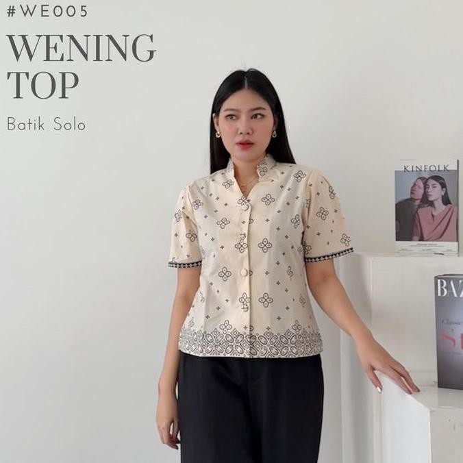 Promo WENING ATASAN BATIK HANDPRINT FIT TO XXL COD