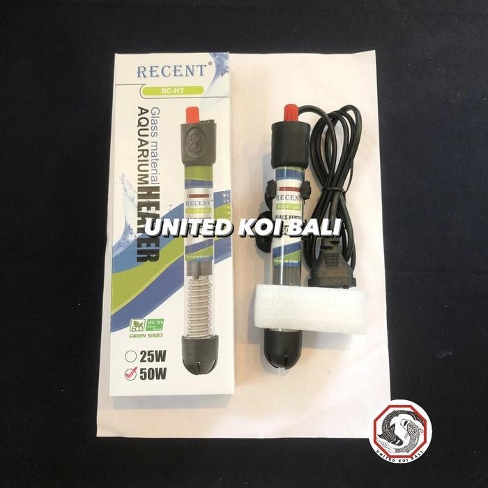 HEATER KACA AQUARIUM 50 watt PEMANAS AIR AQUARIUM 50 watt