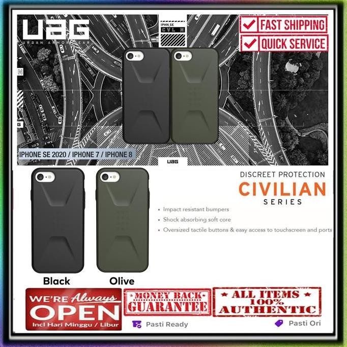iPhone SE 2020 / 7 / 8 Case UAG Urban Armor Gear CIVILIAN Ultra-Thin