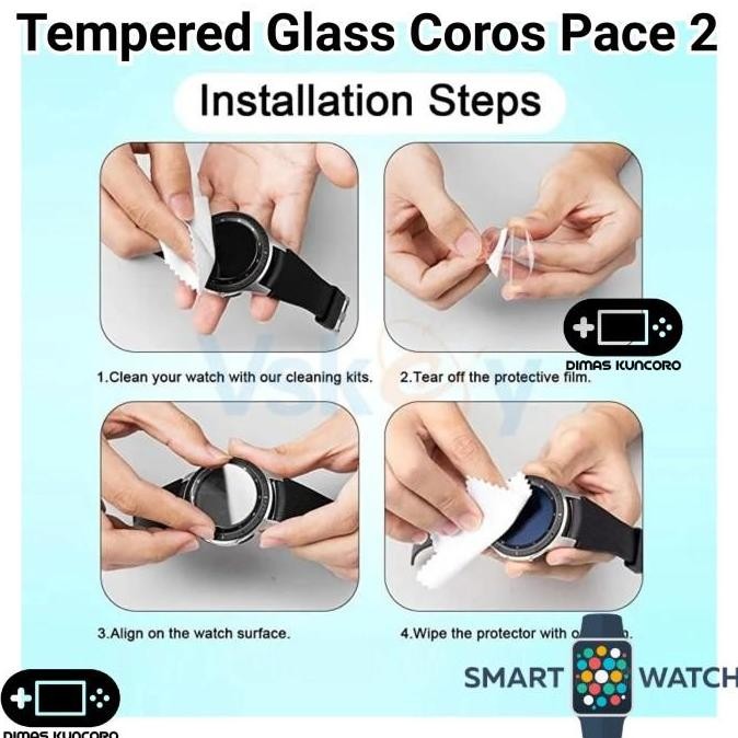 Promo Tempered Glass Coros Pace 2 Antigores Pelindung Layar Screen Guard Coros Pace 2 Cod