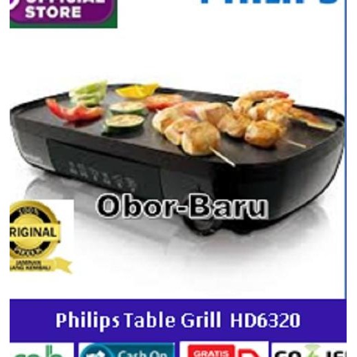 Table Grill Philips Hd6320