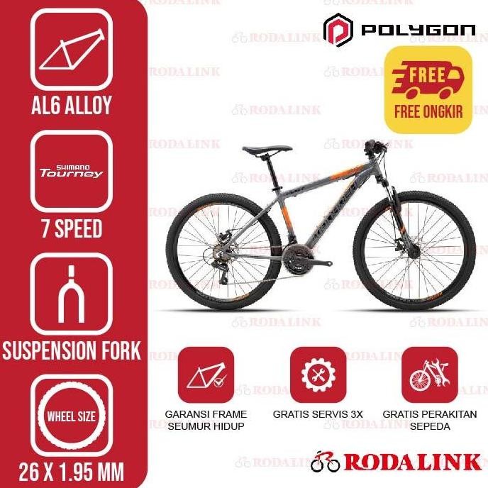 Polygon Sepeda Gunung MTB Monarch M3 26"