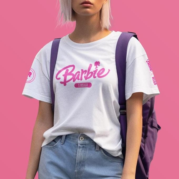 Promo [Spesial Kaos Barbie] T-shirt Kaos Wanita  Dan Pria lengan pendek motif Special "Barbie Sync" 