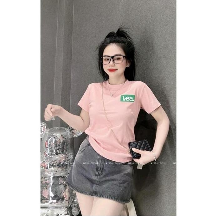 Promo tshirt lea wanita kaos lea TERBARU Cotton combat 24s Bulat High Lembut Nyaman Tebal Baju Distr