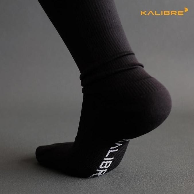 Kaos Kaki Kalibre Mens Compressions Socks Black 993147000 / 993147 Original
