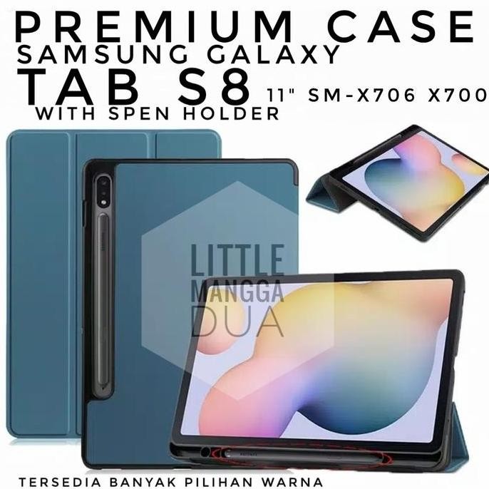 Case Samsung Galaxy Tab S8 11" Sm-X706 X700 Premium Cover Casing