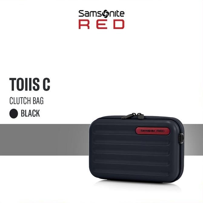Samsonite Red Label Toiis C Crossbody Clutch Bag - Ink Black