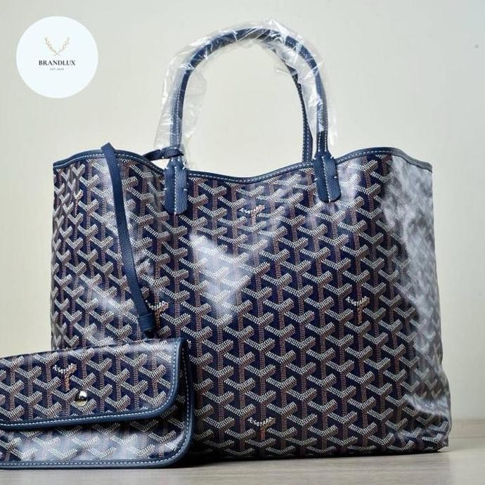 Goyard St Louis Pm Blue/Navy