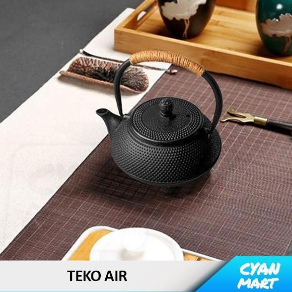 Tetsubin Japanese Signature Cast Iron Teapot Kettle Teko Gaya Jepang