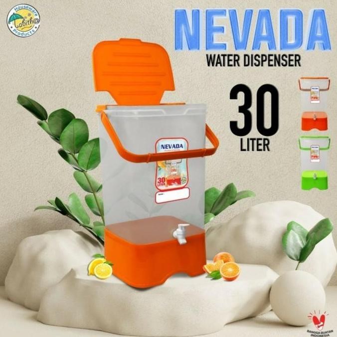 Water Dispenser Kran 30Liter Tempat Jus Dispenser Water Tank Portable