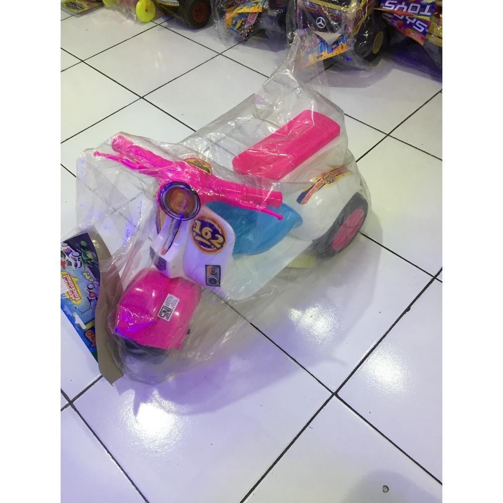 mainan anak plastik vespa mini