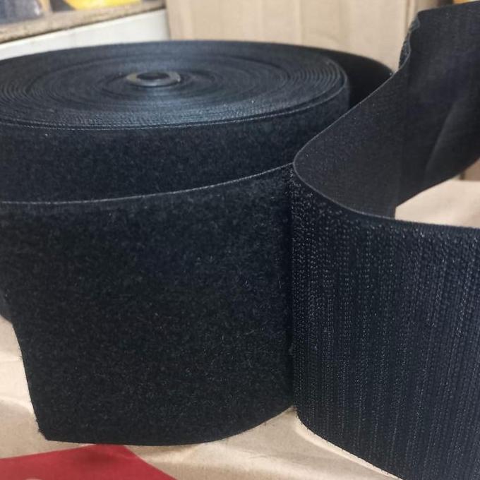 Sivo- Velcro Perekat 10Cm - Hitam