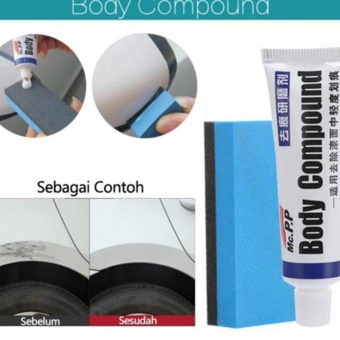{{{{{{] Body compound kompon penghilang baret body motor mobil repair kit NEW