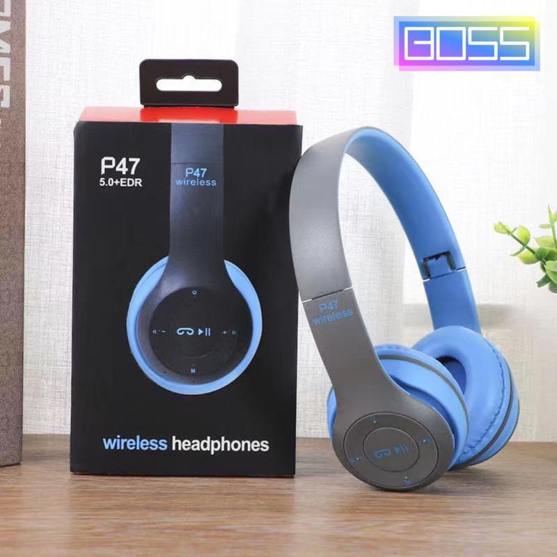 Headphone Bluetooth Gaming Headset Wireless Pro Bass P47 Headset Bluetooth P47 Headset Bluetooth
