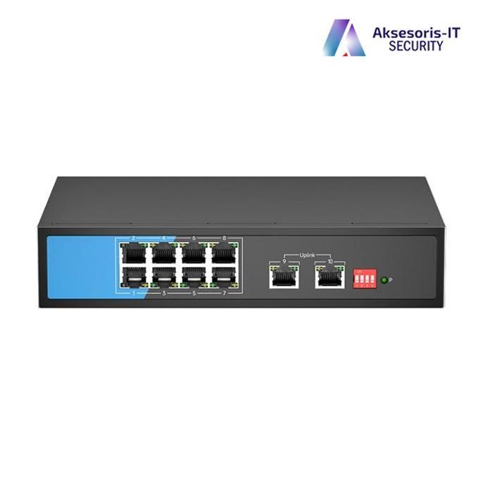 Switch POE 8 Port 100 Mbps + 2 Up Link  1000Mbps / Switch POE 10 Port