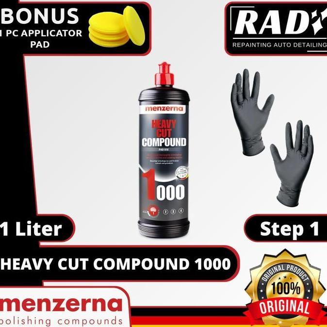 Menzerna Heavy Cut Compound 1 1L - Poles Mobil Step 1