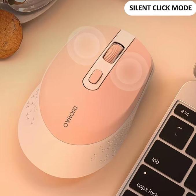 Suply- Mouse Kantor Wireless - Mouse Fashion / Charging Dual Mode Type C