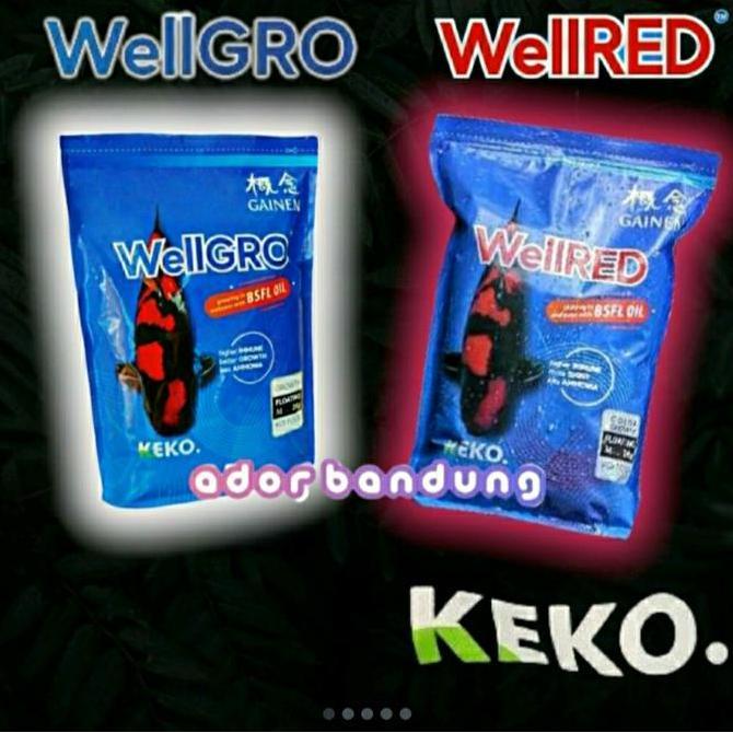 New- Wellgro / Wellred Pakan Ikan Koi Kg Pelet