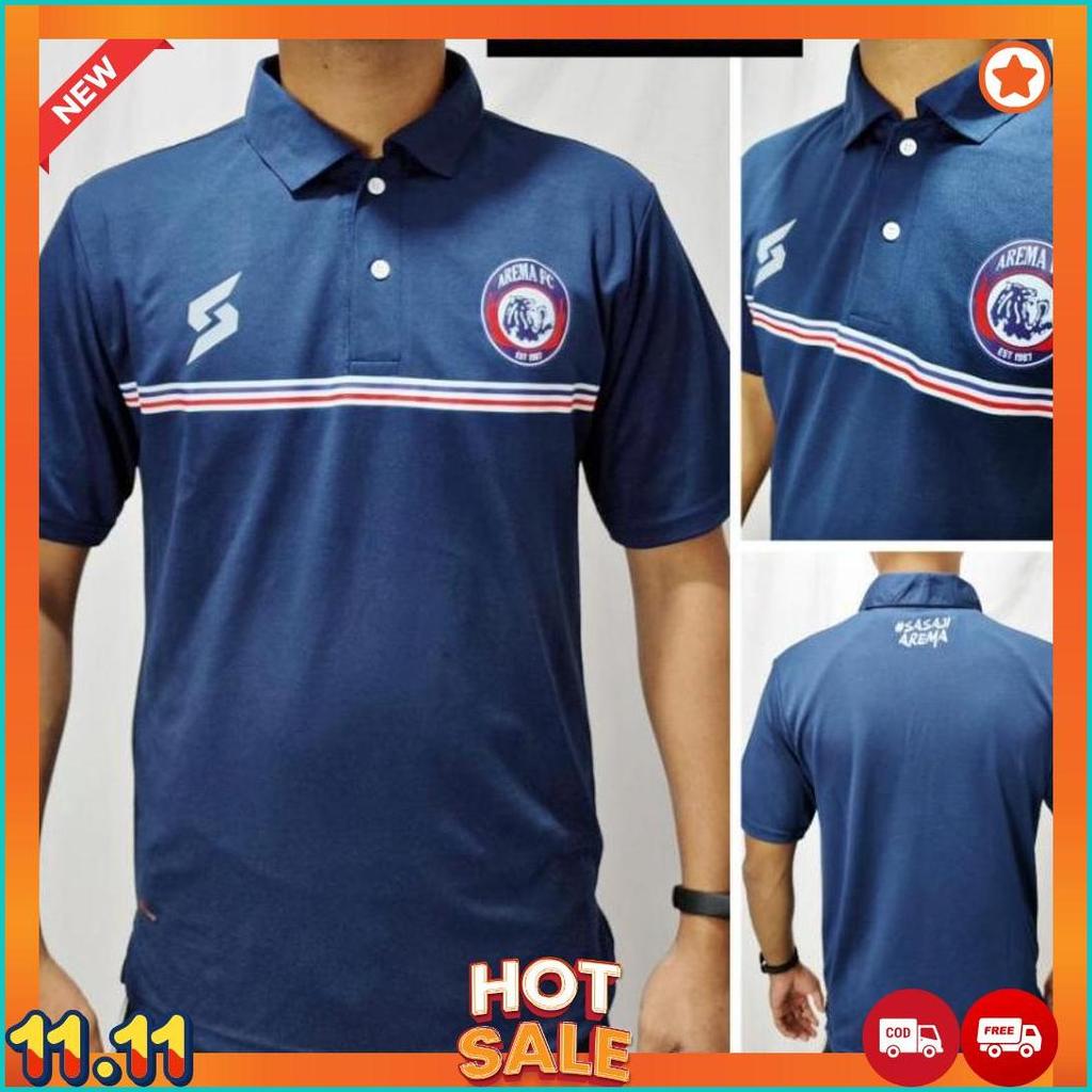 Kaos Polo Arema FC Terbaru / Jersey Arema FC Terbaru 2022 2023 Polo Berkerah Arema FC / Polo Casual 