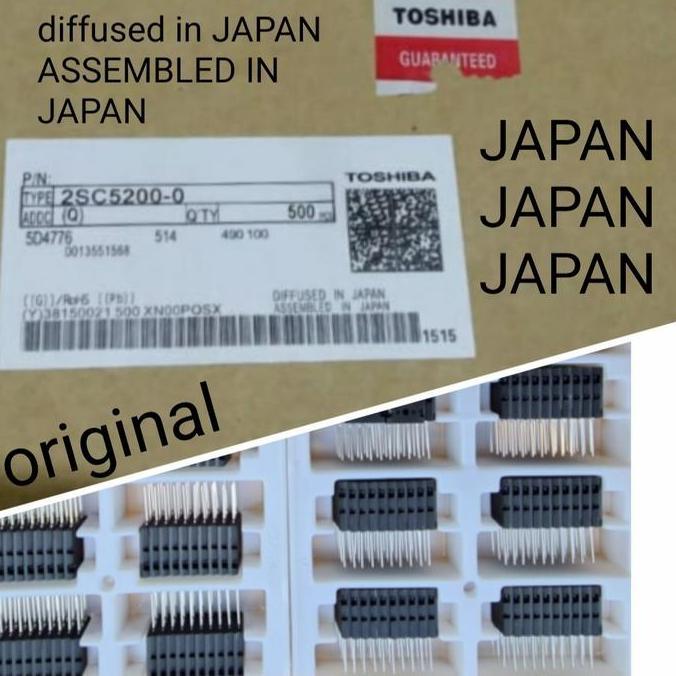 C5200 A1943 C 5200 A 1943 1 SET TOSHIBA 2SC5200 ORI KW1 BAGUS ORIGINAL