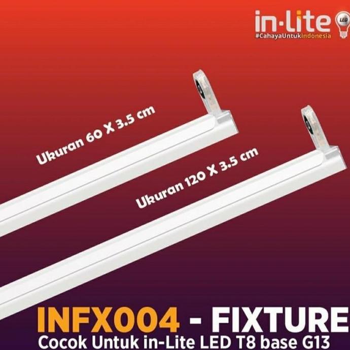 Lictz- In Lite Led Kap Lampu Tl Led Inlite Kap Tl T8 Led 10Cm Infx004