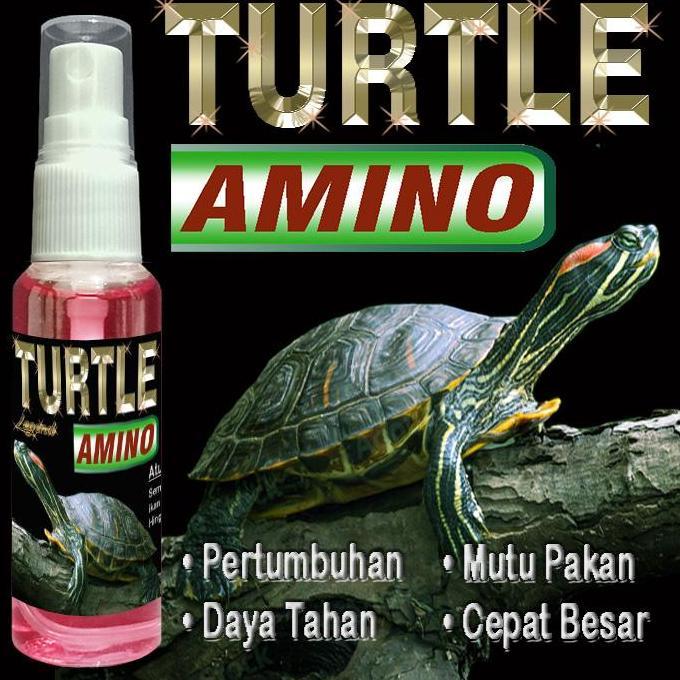 Deepanim- Turtle Amino Suplemen Food Vitamin Pertumbuhan Reptile Kura-Kura Air Ambon Brazil Res Cst 