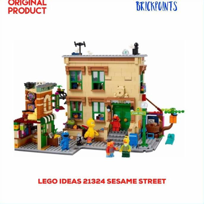 Promo Lego Ideas 21324 123 Sesame Street Diskon