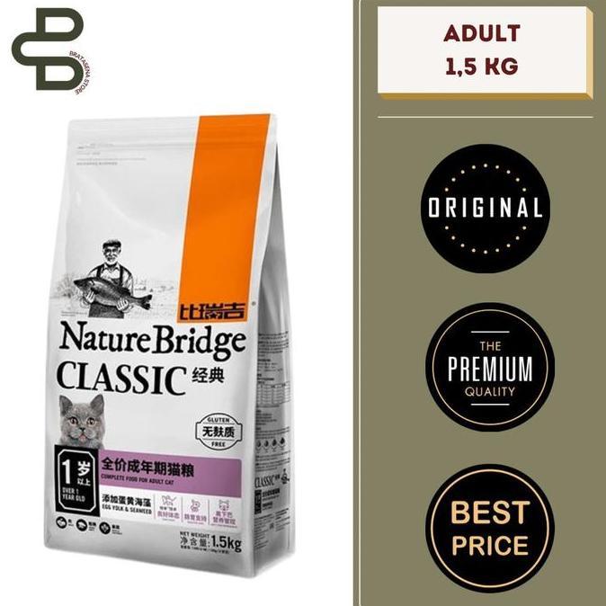Gato - Nature Bridge Adult Cat Food 1.5 1,5 Kg Freshpack