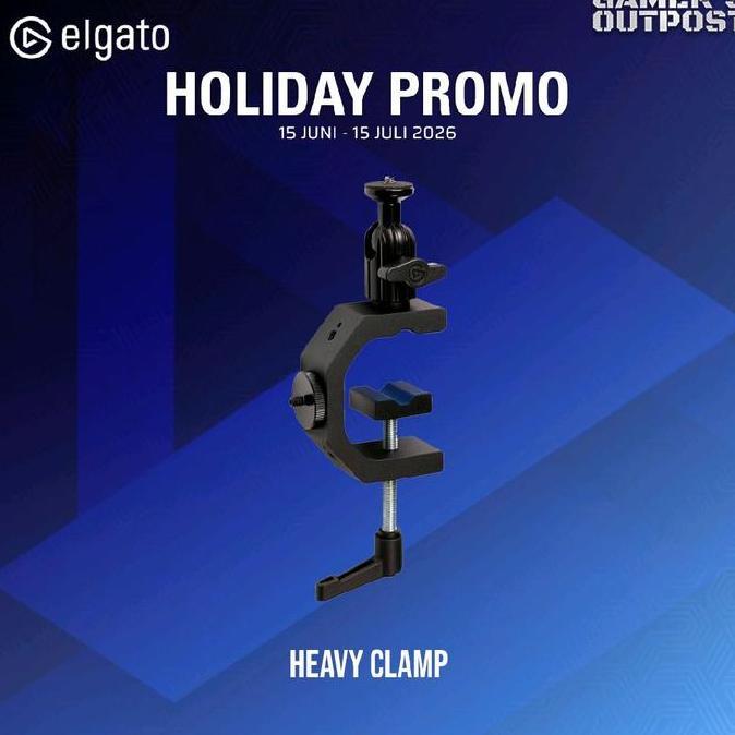 ELGATO HEAVY CLAMP HEAVY DUTY G-CLAMP AND BALL HEAD MURAH