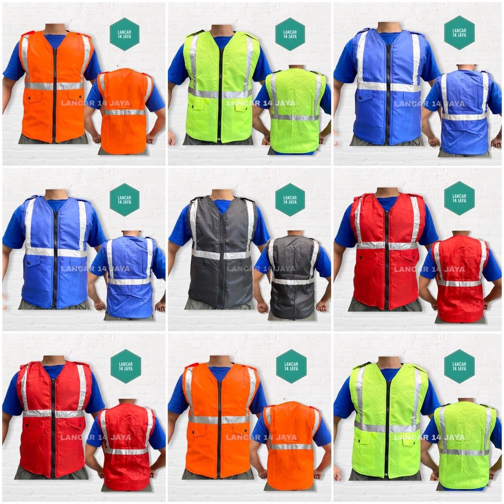 Rompi Parasit / Parasut - Rompi Safety - Rompi Proyek - Rompi Ojek - Rompi Parkir- Rompi Serbaguna -