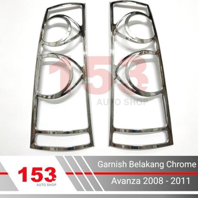 Garnish Belakang Chrome Avanza/Xenia 2008 - 2011