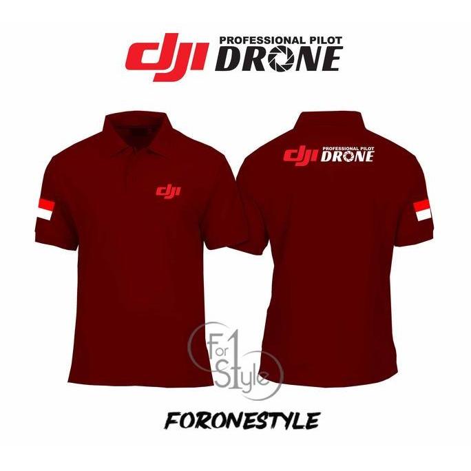 DB257 - POLOSHIRT BERKERAH DJI DRONE - POLOSHIRT BERKERAH DJI DRONE - POLO DJI DRONE
