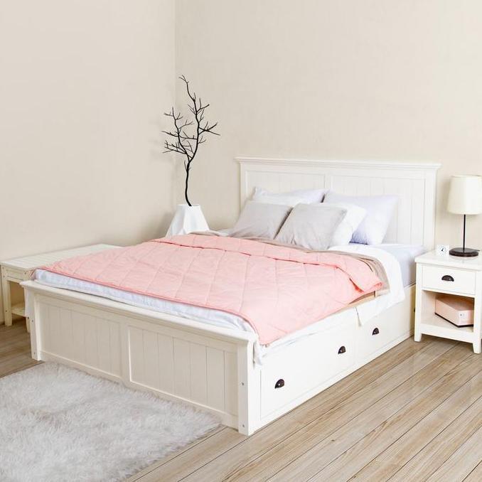SOHO.ID Furniture Divan Dipan Rangka Tempat Tidur Laci Korea - Ashley Bed LP
