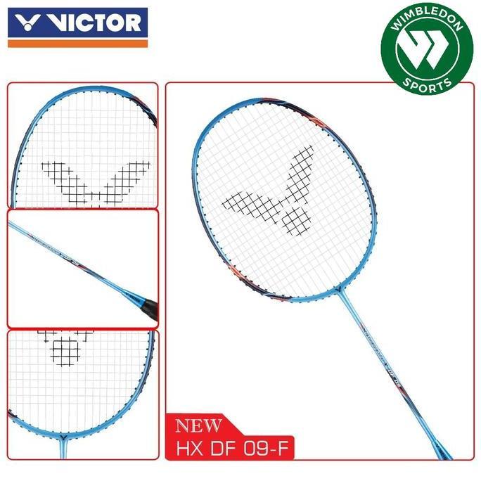 VIRALL RAKET BADMINTON VICTOR HYPERNANO X DF-09 F /RAKET VICTOR HX-09 F/ HX09 //