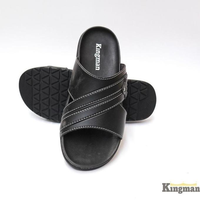 Rans- Kingman Sandal Pria Kekinian Dublin Sandal Kulit Pria Kualitas Import - Dn630
