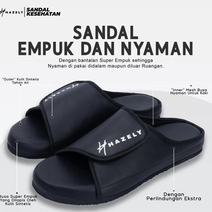 Kasho- Hazely - Sandal Kesehatan - Sandal Diabetes Anti Air - Sandal Diabetes