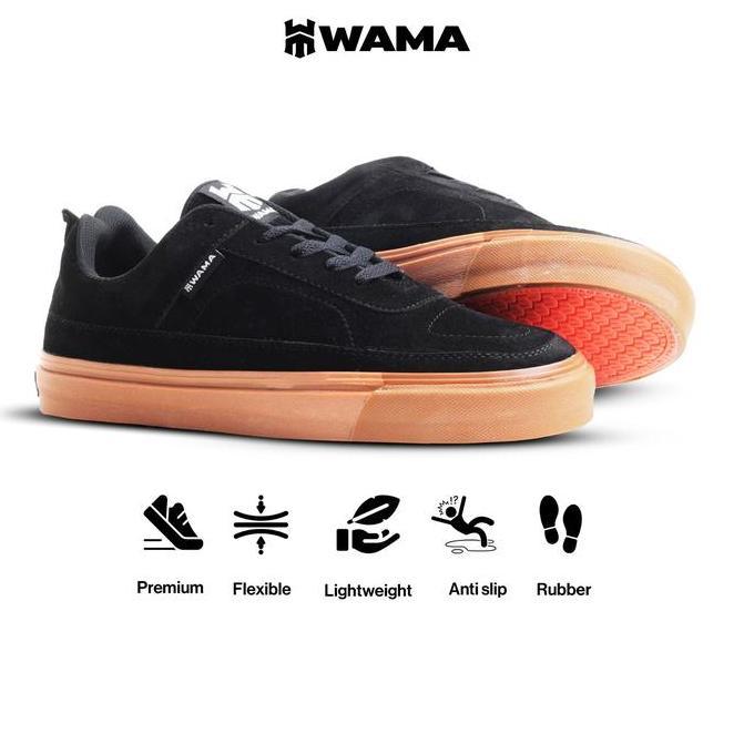 [CUCI GUDANG] Sepatu Wama Temfox 39-43 Sepatu sneakers Pria vulcanized