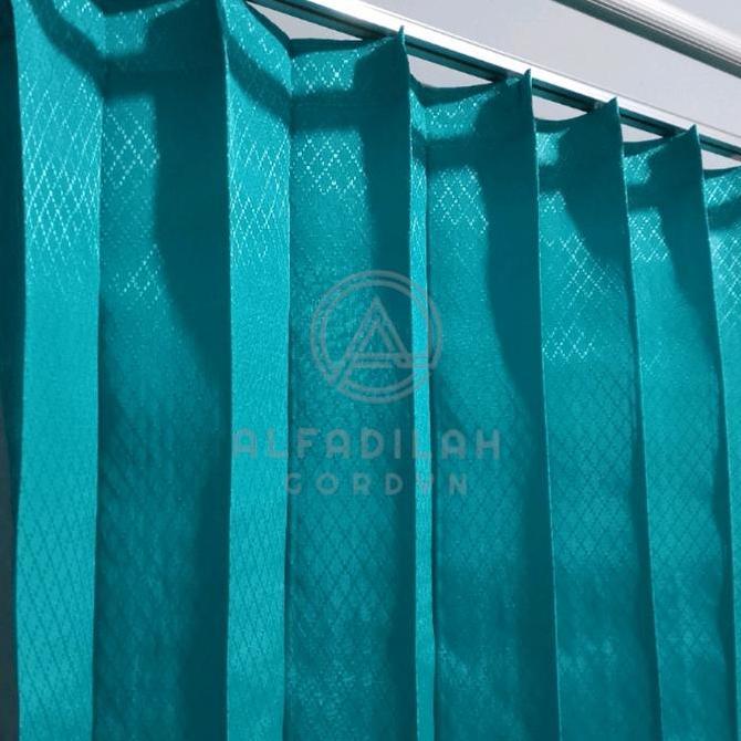 Sala - Hordeng Jendela Murah Model Plisket Ukuran 100X200Cm Gratis Kawat S/Goden Sido Jadul Mewah Bu