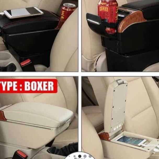// Consol Box Mobil All New Ertiga Arm Rest With Usb Carger //