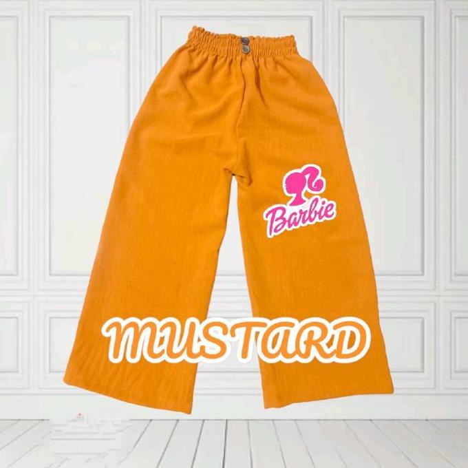Mylu- Kulot Barbie Anak/Crinkle Airflow/Celana Barbie Anak/Barbie/Kulot Anak Perempuan/Celana Panjan