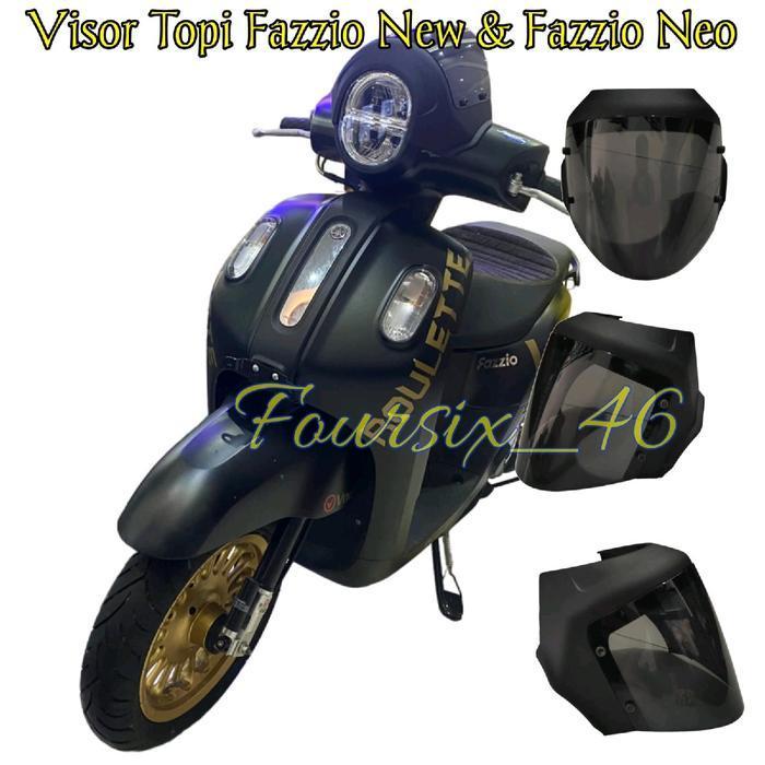 WINDSHIELD VISOR TOPI FAZZIO THAILAND ORIGINAL DAN TERPERCAYA