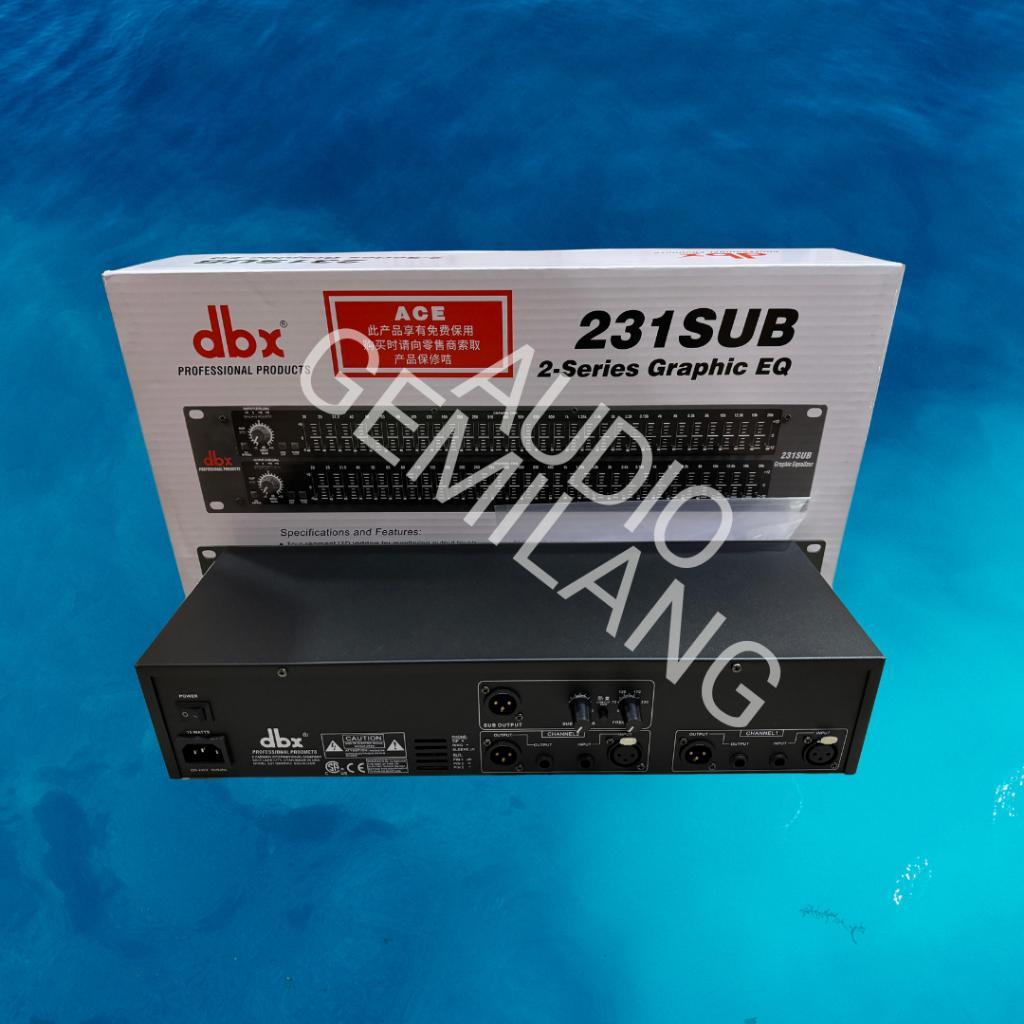 Equalizer Dbx 231 & 231 Sub Subwoofer / Equaliser Dbx 231 Plus Subwoofer