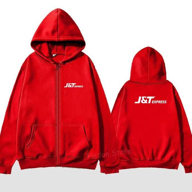 [CUCI GUDANG] HEDON STATE Sweater Jacket Zipper JNT-Express Cotton Fleece Pria Wanita