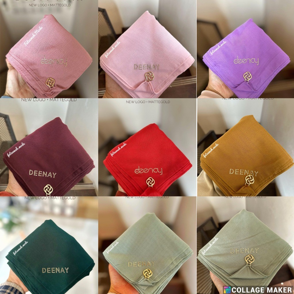 PART II DEENAY LIZA POLOS MATTE GOLD JAHIT TEPI LIZA POLOS PINK, GREEN, PURPLE, RED, YELLOW, ORANGE 